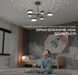 Люстра LED VALESO XI3346-6 чорний + золото,3000-6000K 47822 фото 3