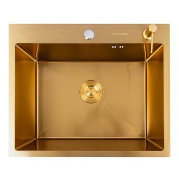 Мийка PVD Gold DECOR Valeso Handmade 60*50 47724 фото